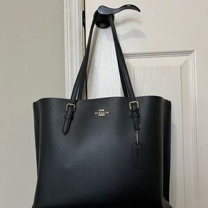 Coach Black Leather Tote